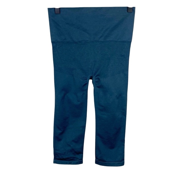 NWT Blanqi Hipster Support Capri Leggings Storm Blue Sz M Workout Gym - Picture 6 of 12